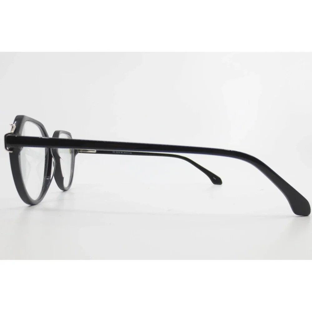 Otis + Grey OG 20238 BK Black Geometric Round Eyeglasses Frames 53-17-140